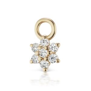 Brand New Maria Tash Diamond Flower Charm (Discontinued)